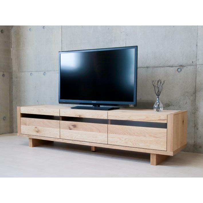 大川家具 幅200 無垢材 テレビ台 ローボード ウォールナット オーク