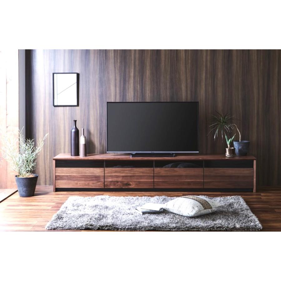 Mono テレビボード 240 無垢材 テレビ台 TV台 ウォールナット節あり