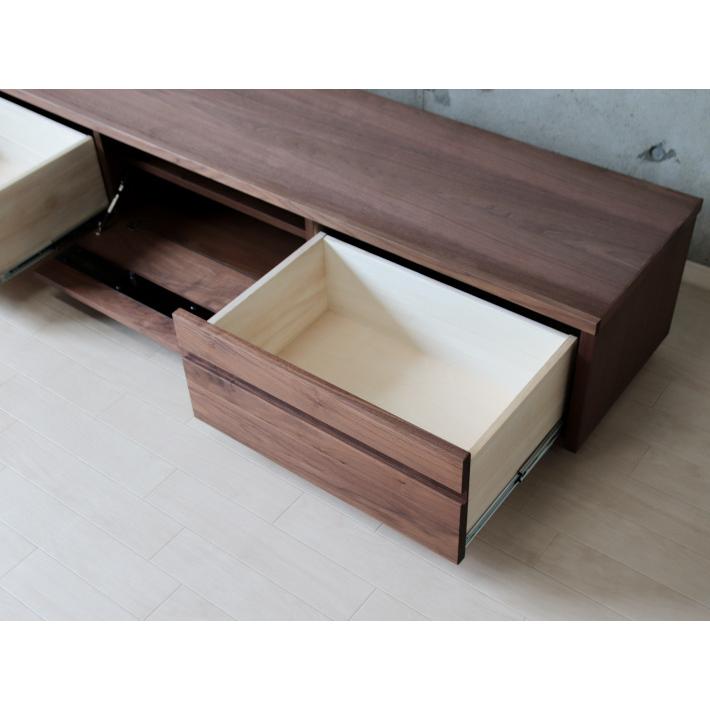 大川家具 テレビボード 幅200 無垢材 テレビ台 ローボード