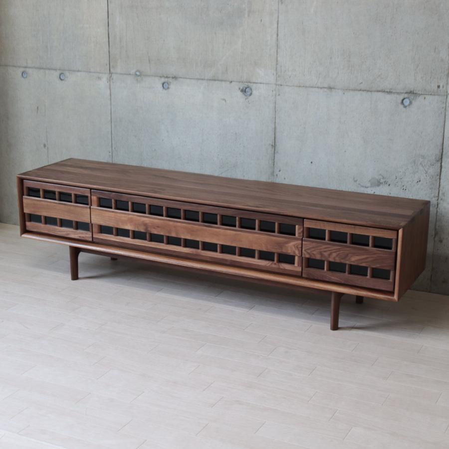 テレビボード 180 ウォールナット 無垢材 テレビ台 天然木 木製 収納