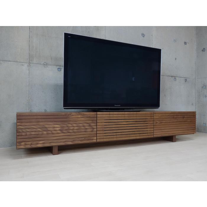 テレビボード 200 ウォールナット 無垢 ナチュラル おしゃれ 北欧 幅