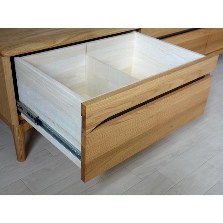 テレビボード おしゃれ 北欧 無垢 TVボード 匠デザイン オーク ナラ