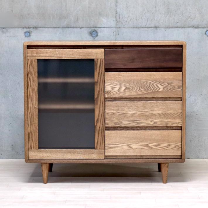 昭和レトロ 木製 小物収納 キャスター付き お座敷ワゴン ポット台