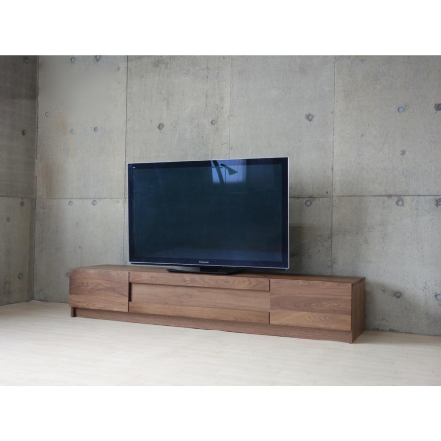 テレビボード 幅240 無垢 北欧 テレビ台 TV台 TVボード ローテレビ