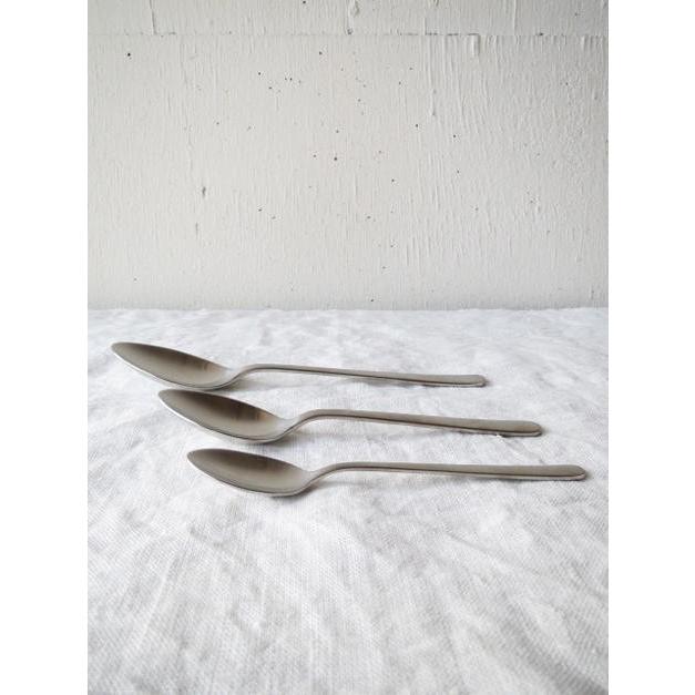 KAY BOJESEN / STAINLESS CUTLERY / TEA SPOONカイ・ボイスン / ステンレス　カトラリー / ティースプーンNo.517　つやなし　＊reformed スプーン　マット  DENM｜interiorspace｜04