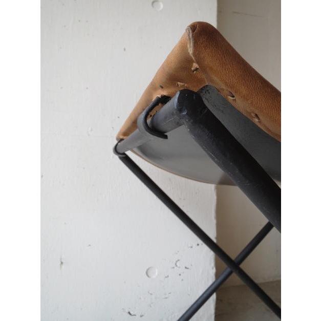 LEATHER FOLDING STOOLレザー フォールディング スツール