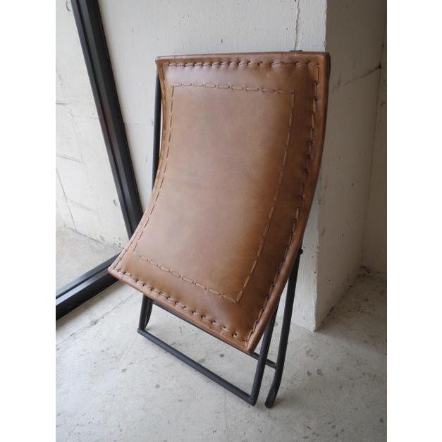 LEATHER FOLDING STOOLレザー フォールディング スツール