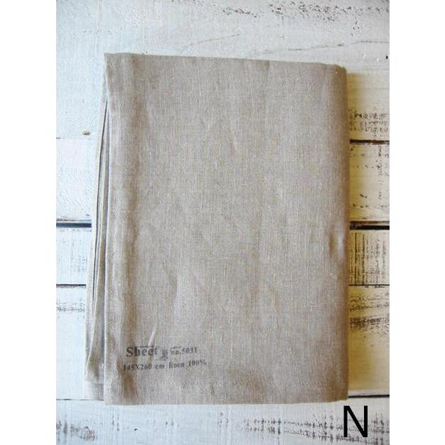 fog linen work フォグ リネン ワークリネンシングルシーツ