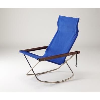 NYCHAIR X ROCKING / DARKBROWN-BLUEニーチェア エックス