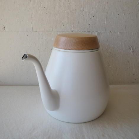 OVJECT / DRIP KETTLE 2.3L / MAT WHITEオブジェクト / ドリップケトル １．８Ｌ / マットホワイトO-DK1800-WHやかん/ポット/ホーローケトル/ほうろう/琺瑯/国の画像