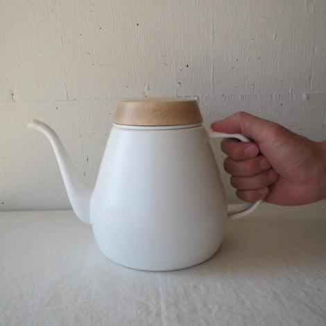 OVJECT / DRIP KETTLE 2.3L / MAT WHITEオブジェクト / ドリップケトル １．８Ｌ / マットホワイトO-DK1800-WHやかん/ポット/ホーローケトル/ほうろう/琺瑯/国の画像