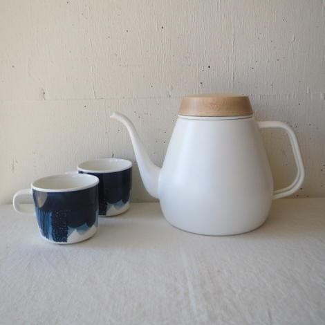 OVJECT / DRIP KETTLE 2.3L / MAT WHITEオブジェクト / ドリップケトル １．８Ｌ / マットホワイトO-DK1800-WHやかん/ポット/ホーローケトル/ほうろう/琺瑯/国の画像