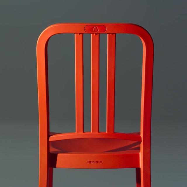 ★新品・未使用★emeco／エメコ★ネイビーチェア★リプロダクト★レッド★ EMECO / NAVY CHAIR No.111 PET BOTTLE PLASTICエメコ ネイビーチェア