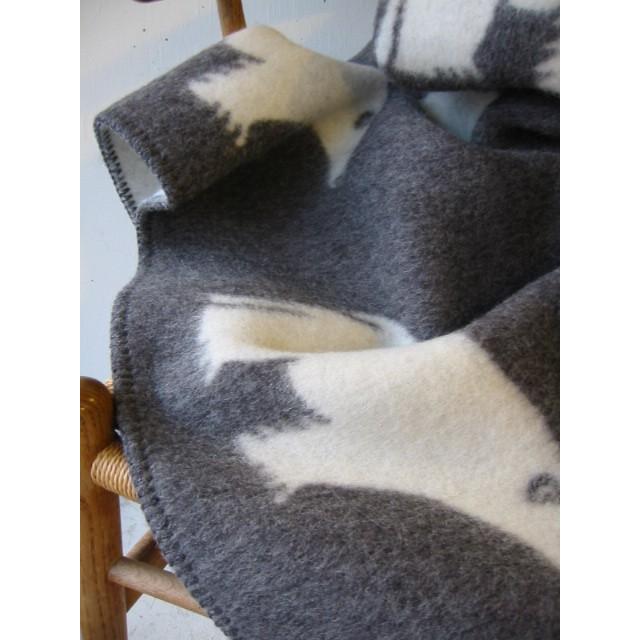 【美品】ROROS TWEED ロロスツイード ブランケット ROROS TWEED / ロロス ツイード ブランケットisbjorn GREY