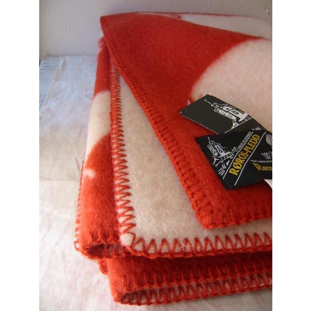 ROROS TWEED / ロロス ツイード ブランケットisbjorn RED アイスビヨン