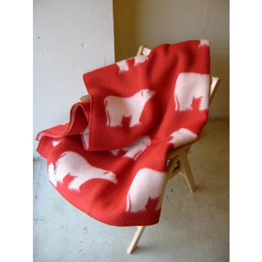 ROROS TWEED / ロロス ツイード ブランケットisbjorn RED アイスビヨン