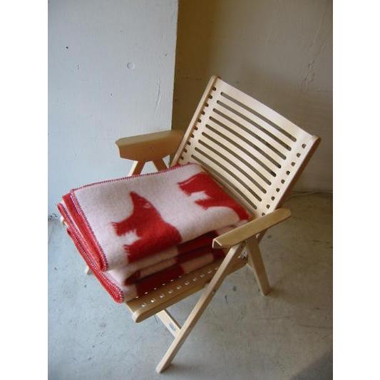 ROROS TWEED / ロロス ツイード ブランケットisbjorn RED アイスビヨン