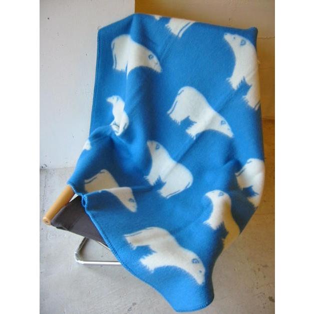 ROROS TWEED / ロロス ツイード ブランケットisbjorn MINI BLUE アイス