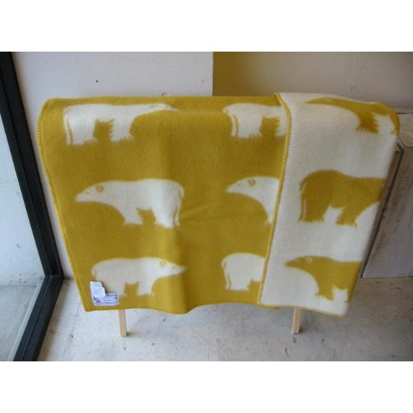 ロロスツイード　アイスベア　ブランケット ROROS TWEED / ロロス ツイード ブランケット isbjorn YELLOW/ ア