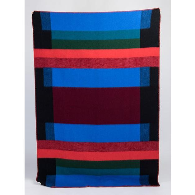ROROS TWEEDS ブランケット Mello Norwegian Wool Blanket with Fringes, 4 Color Variants