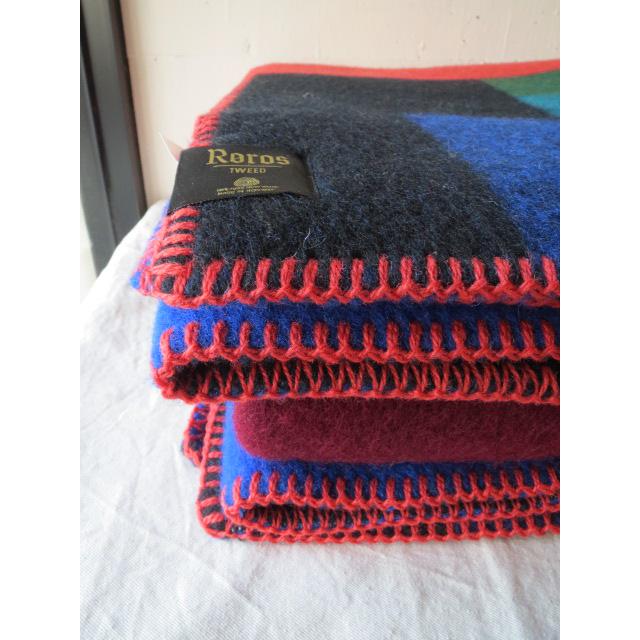 ROROS TWEED / ロロス ツイード ブランケットMIKKEL DARK ミッケル