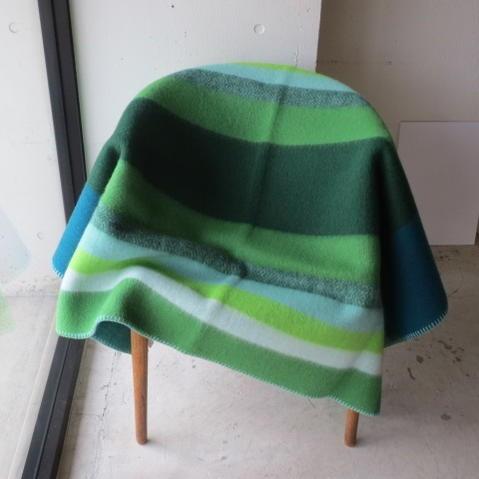 ROROS TWEED / ロロス ツイード ブランケットMIKKEL-MINI GREEN