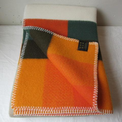 ROROS TWEED / ロロス ツイード ブランケットMIKKEL ORANGE ミッケル