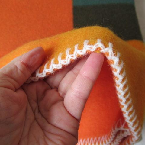 ROROS TWEED / ロロス ツイード ブランケットMIKKEL ORANGE ミッケル
