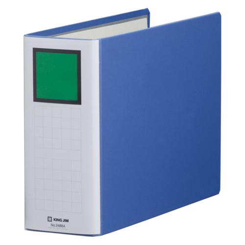 キングジム キングファイルＳＤＤE A4E 青 2488A 1冊 | 