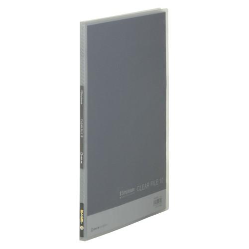 キングジム シンプリーズ クリアーファイル （透明）10Ｐ グレ 186TSPH 1冊 | 