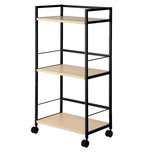 アスカ デスクワゴン3段 DWG03BK | 