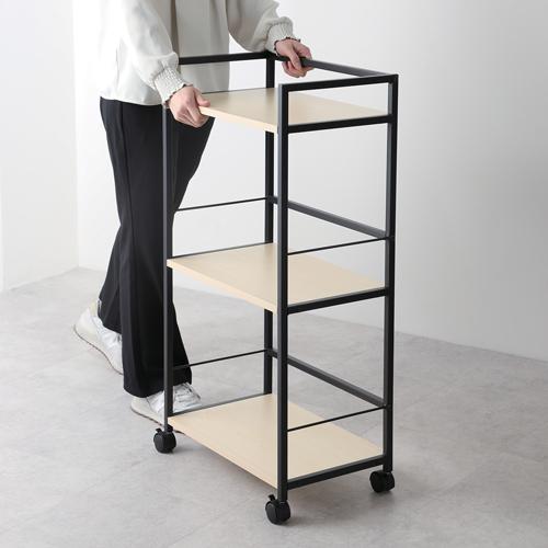 アスカ デスクワゴン3段 DWG03BK |  | 04