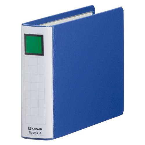キングジム キングファイルＳＤＤE Ａ5E 青 2443A 1冊 | 