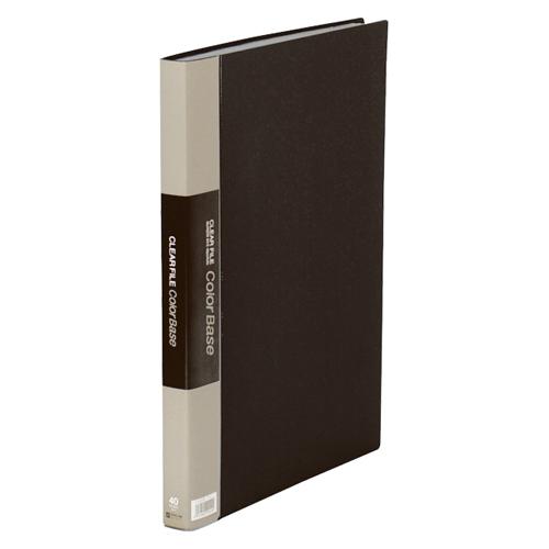 キングジム クリアーファイルカラーベースＷ 黒 142CW 1冊 | 