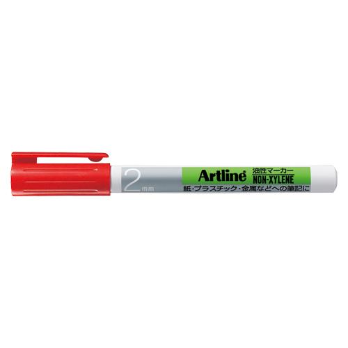 シヤチハタ アートライン丸2（ノンキシ） 赤 K-700 1本 | 