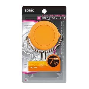 ソニック 超強力 マグネットフック 7kgブリスター橙 MG-768-OR 1個 | 