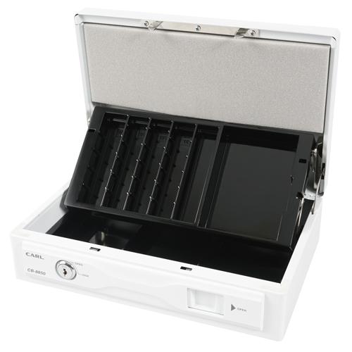 カール そとレジ キャッシュボックス ホワイト CB-8850-W | 