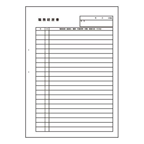 日本ノート（アピカ） 転職者用履歴書A4 ＳＹ26 SY26 1ＳＴ |  | 02