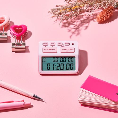 キングジム 学習タイマー「ルラップ」 LLT10-P ピンク |  | 01