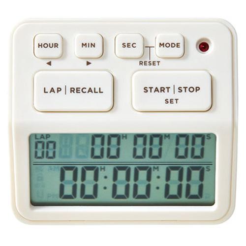 キングジム 学習タイマー「ルラップ」 LLT10-W ホワイト |  | 01