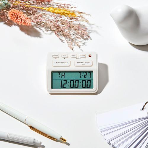 キングジム 学習タイマー「ルラップ」 LLT10-W ホワイト |  | 03