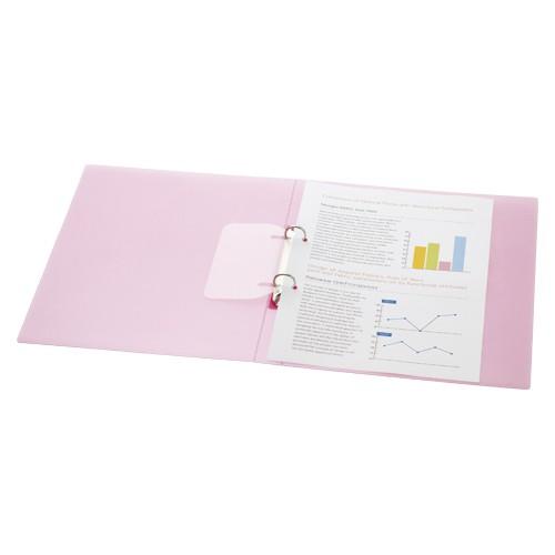 キングジム シンプリーズ リング（透明） ピンク 641TSPヒン 1冊 |  | 01