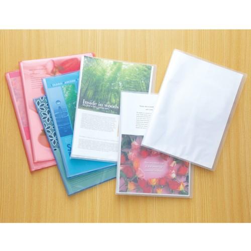 たんぽぽ A4クリアーファイル10 ブルー 109991010 1冊 : イーヅカ