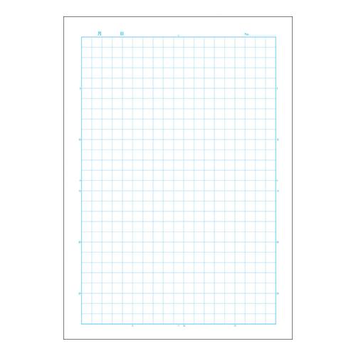 日本ノート（キョクトウ） スクールラインプラス 8mm方眼罫 ブルー LSP8B |  | 01