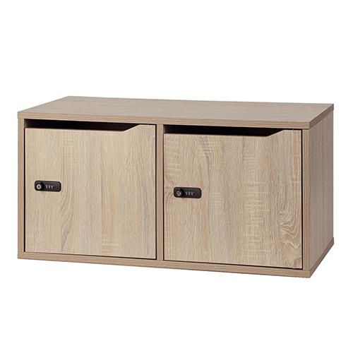 アスカ 組立式木製収納ボックスワイド SB970 | 