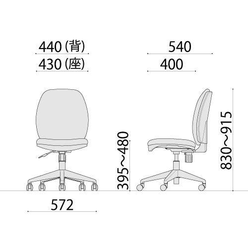 弘益 スウィングチェア 肘なし グレー YSC01GR |  | 03