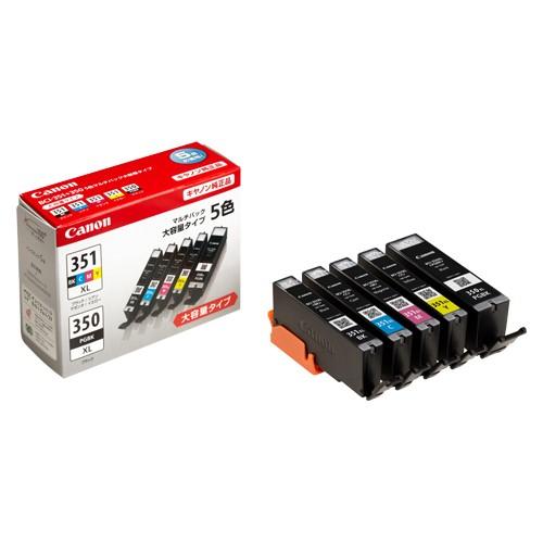 キャノン インクタンクBＣＩ351ＸＬ350ＸＬ5 BCI-351XL+350XL/5MP 1個 | 
