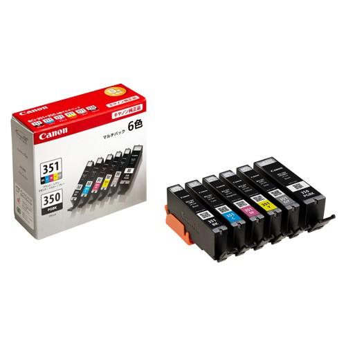 キャノン インクタンクBCI-351＋350／6Ｍ BCI-351+350/6MP 1個 | 