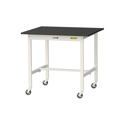 山金 実験用 ラボテーブル ケミテクト 天板移動式 SLKC-975-BKW | 