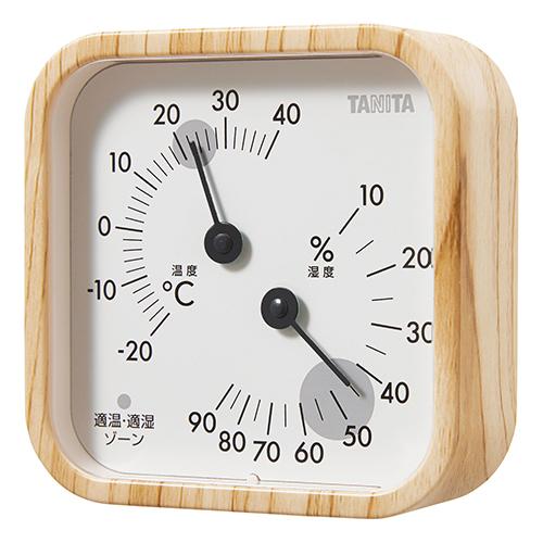 タニタ 温湿度計 ホワイトウッド TT-590-WH |  | 02